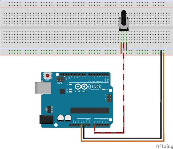 Schaltplan für (3x) Potentiometer