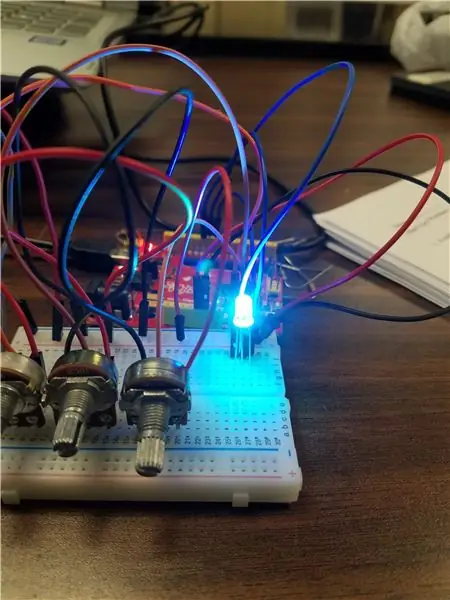 RGB LED -dan foydalanish