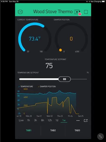 Program Damper Controller and Thermostat - NodeMCU