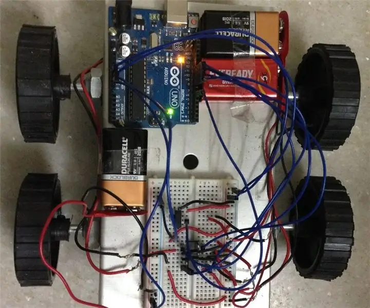 Arduino мен TV қашықтан басқару пультінің көмегімен қашықтан басқарылатын робот: 11 қадам