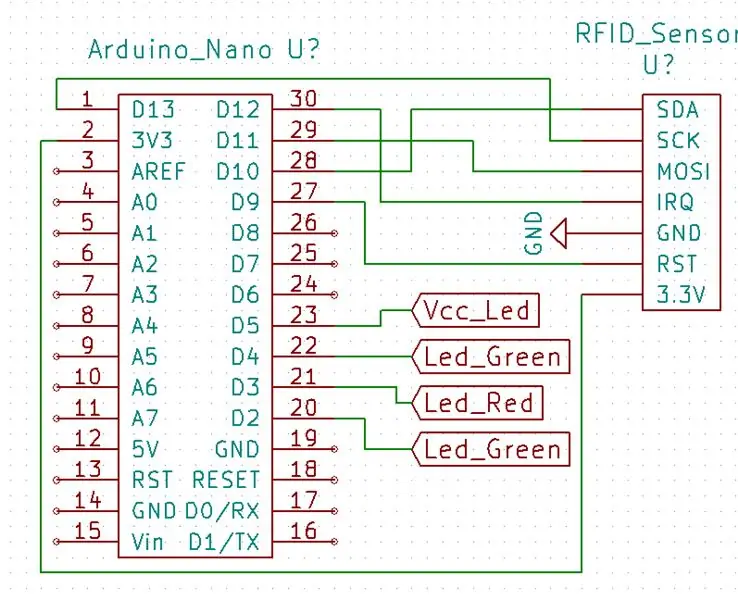 Elektrisch Circuit Voor RFID