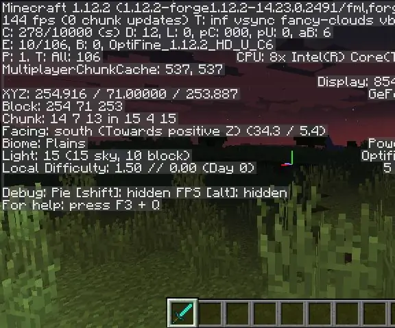 Kaip padidinti FPS „Minecraft“1.12.2: 5 veiksmai