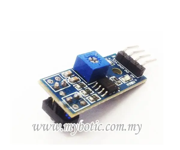 Hvordan bruke TCRT5000 IR -sensormodul med Arduino UNO: 7 trinn (med bilder)