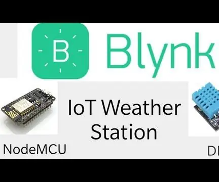 IoT-weerstation met Blynk-toepassing: 5 stappen: