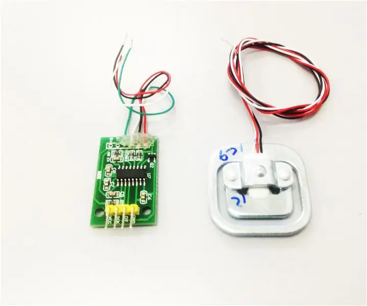 Tutorial per a la interfície HX711 amb barra recta de cèl·lula de càrrega de 50 kg: 10 passos (amb imatges)