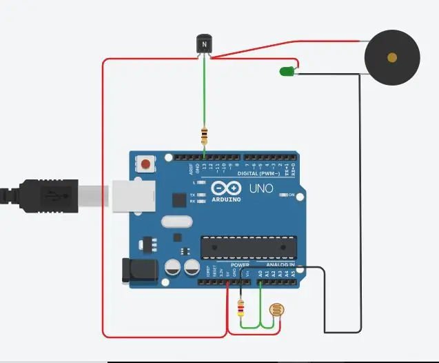 Zoemer/alarm met Arduino Mini