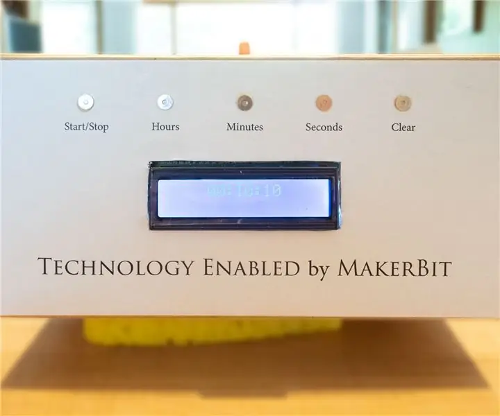 Φτιάξτε ένα χρονόμετρο κουζίνας με ένα MakerBit: 13 βήματα