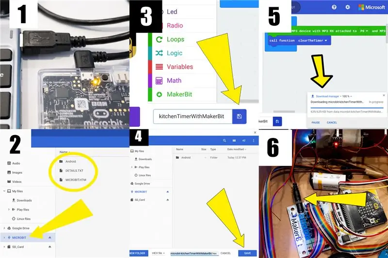 Upload koden til din Micro: bit