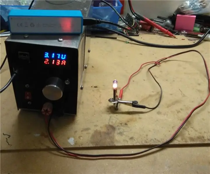 DIY Adjustable Bench Power Supply Build: 4 Kauj Ruam (nrog Duab)