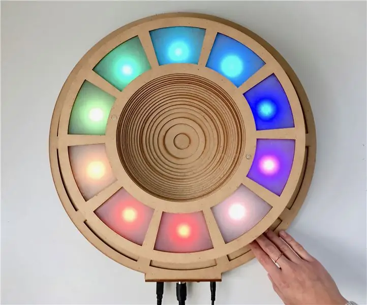 LED Eclipse със сензори за докосване и MIDI: 9 стъпки (със снимки)