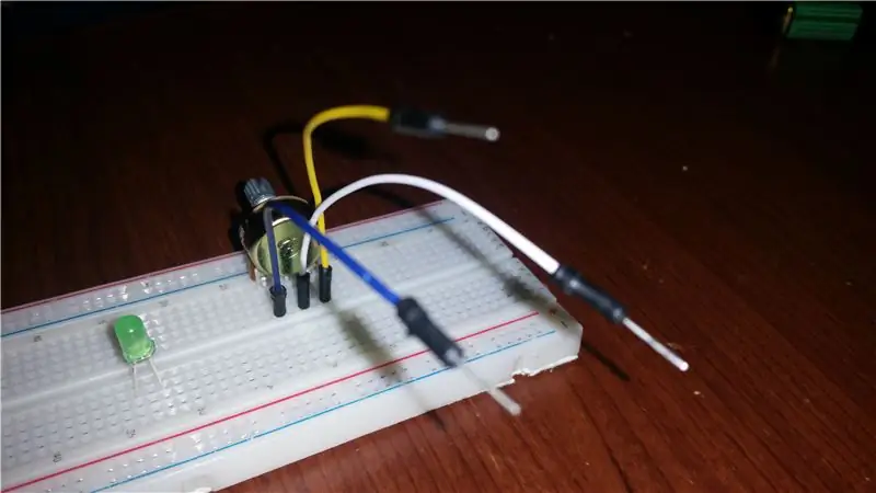 Tilslutning af potentiometer