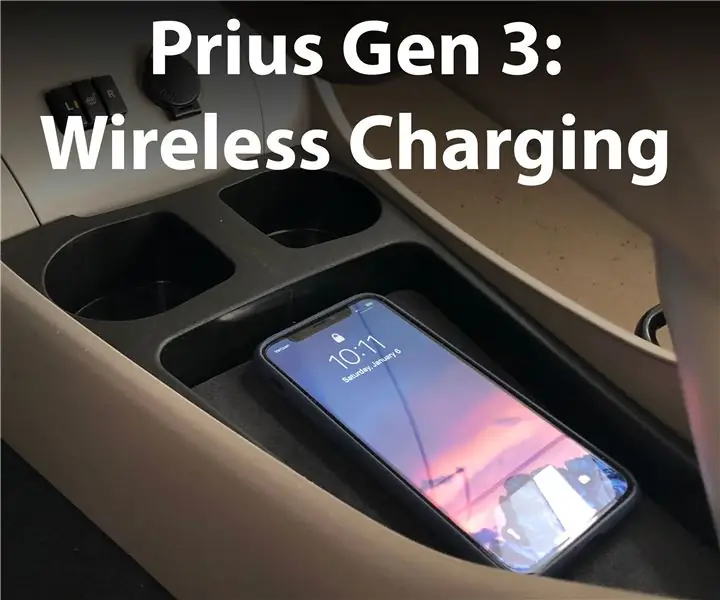 Toyota Prius Gen 3 - Qi Wireless Charging: 3 Steps