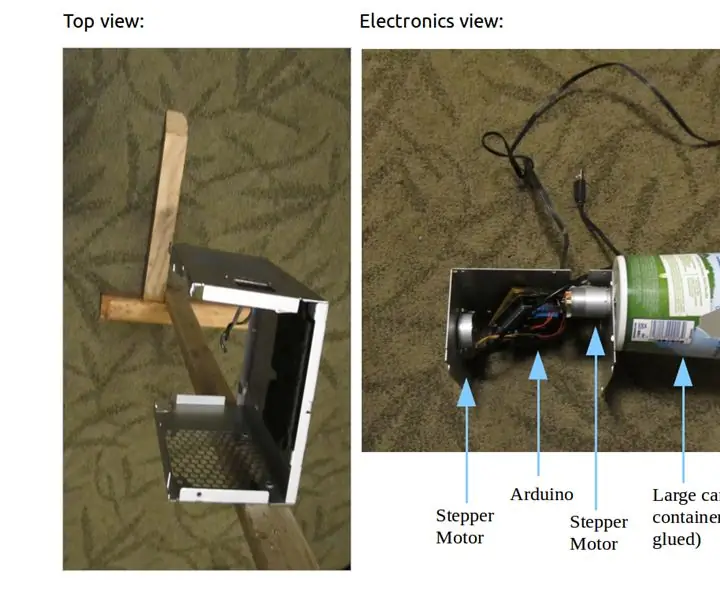 Robot Pelempar Permen Dengan Arduino, Suku Cadang Daur Ulang, dan Dlib.: 6 Langkah