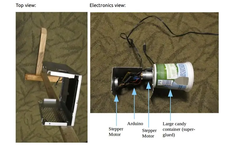 Süßigkeiten-werfender Roboter mit Arduino, recycelten Teilen und Dlib