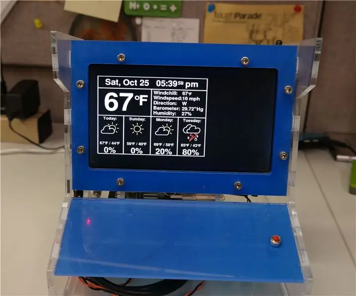 Raspberry Pi Internet Weather Station: 5 ขั้นตอน (พร้อมรูปภาพ)