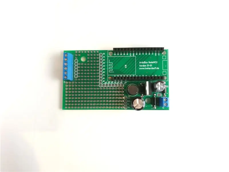 NodeMCU / ESP8266 Supporto su guida per cappucci