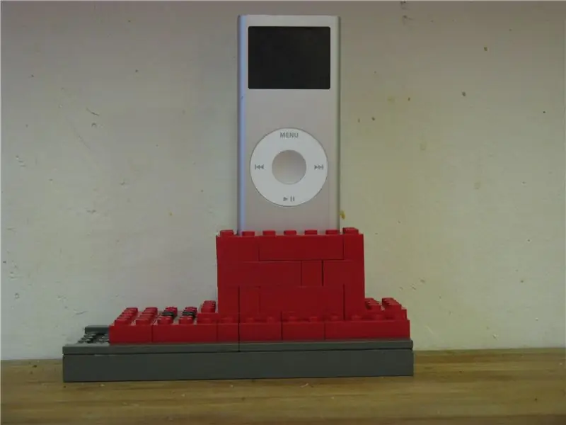 Muelle para Ipod de Lego: 5 pasos