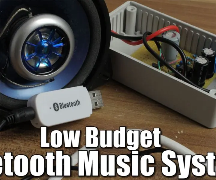 Gör ditt eget Bluetooth -musiksystem med låg budget: 5 steg (med bilder)