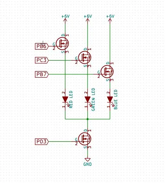 Gaismas diodes vadība