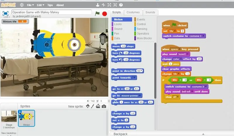 ონლაინ თამაში Scratch and Makey Makey