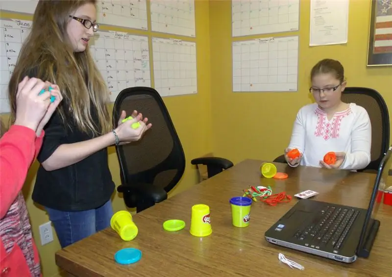 Koppel Play-Doh aan Makey Makey