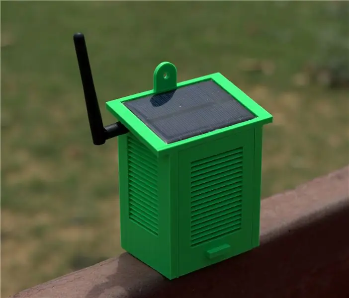 Solar Powered WiFi Weather Station V1.0