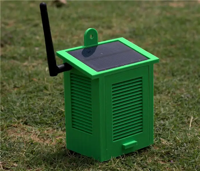 Solar Powered WiFi Weather Station V1.0