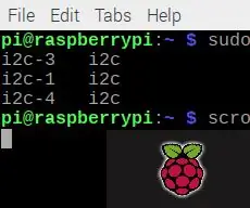 Raspberry PI bir nechta I2C qurilmalari: 3 qadam