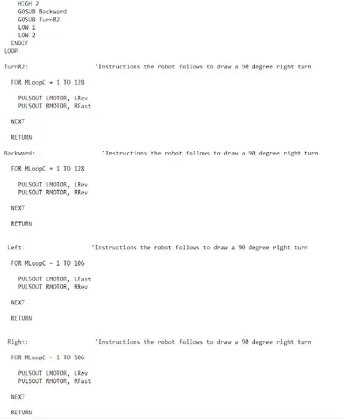 Codificació del vostre robot