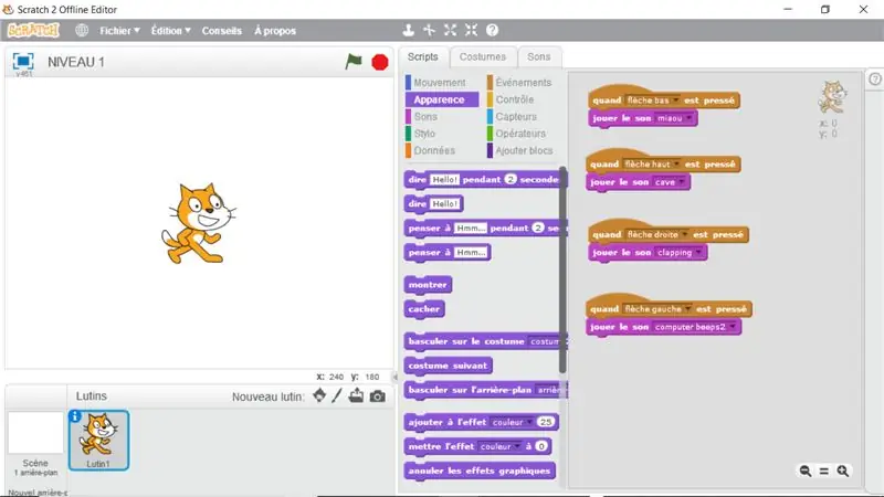 Τροποποιητής Les Sons Sur Scratch