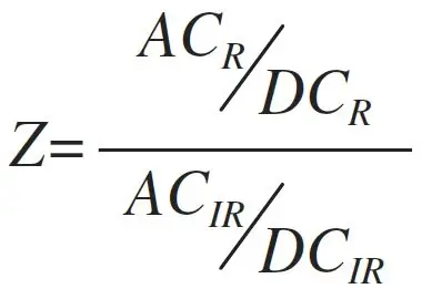 Determinazione della saturazione di ossigeno