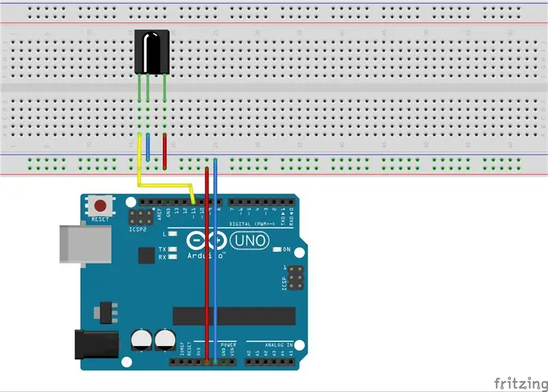 El circuit i el codi Arduino