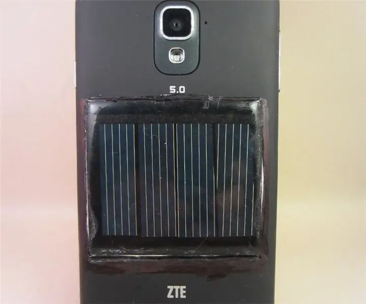 Asistse Solar: Un Smartphone Modificación: 3 bước