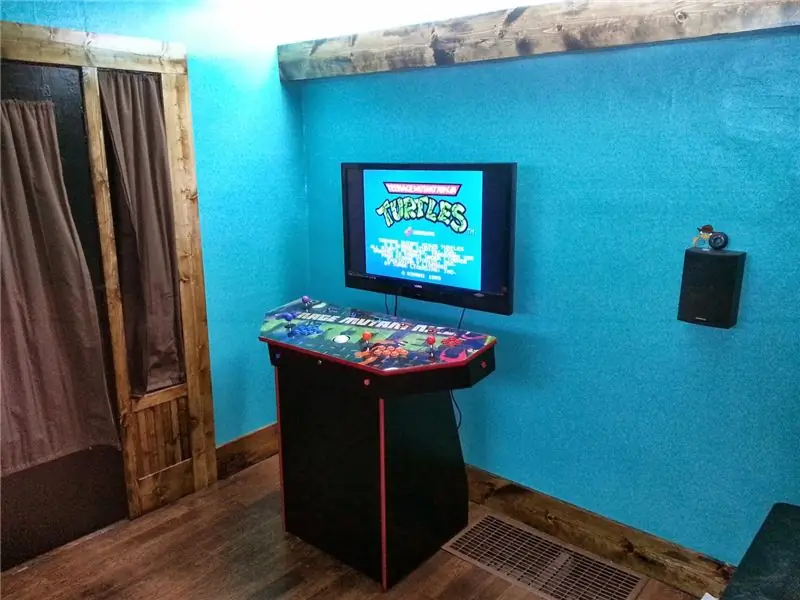 Armari d'arcade de pedestal de 4 jugadors per MAME