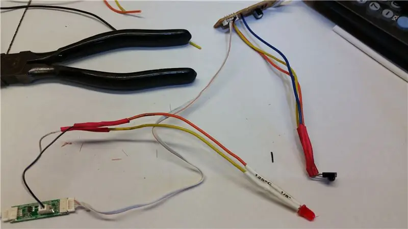 Modificar LED de energia de fábrica e receptor IR