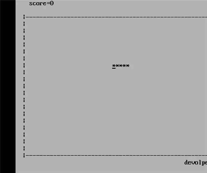 Gioco del serpente in C: 8 passaggi