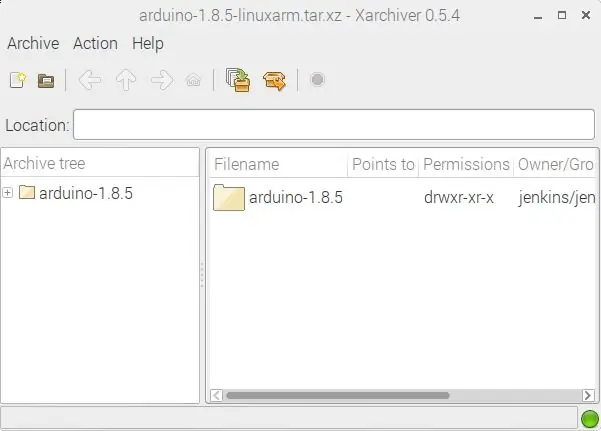 I-extract ang Arduino Software