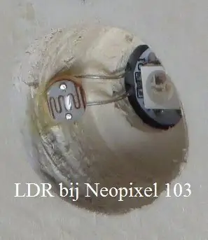 LDR za kontrolu svjetline neopiksela