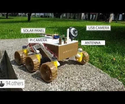 IOT Lunar Rover Raspberrypi+Arduino: 5 krokov (s obrázkami)