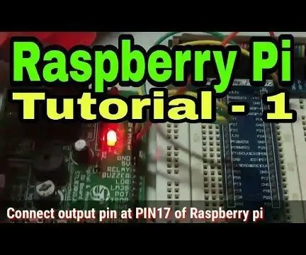 Tutoriali i Raspberry Pi i LED që vezullon: 4 hapa