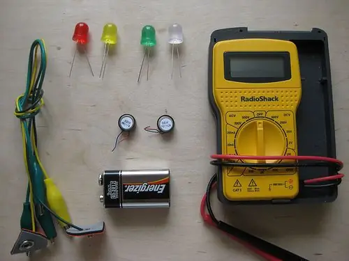 LED y motores de vibración