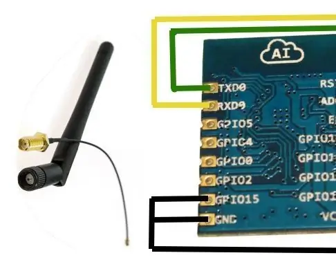 Узун диапазондогу Wifi PPM / MSP: 5 кадам