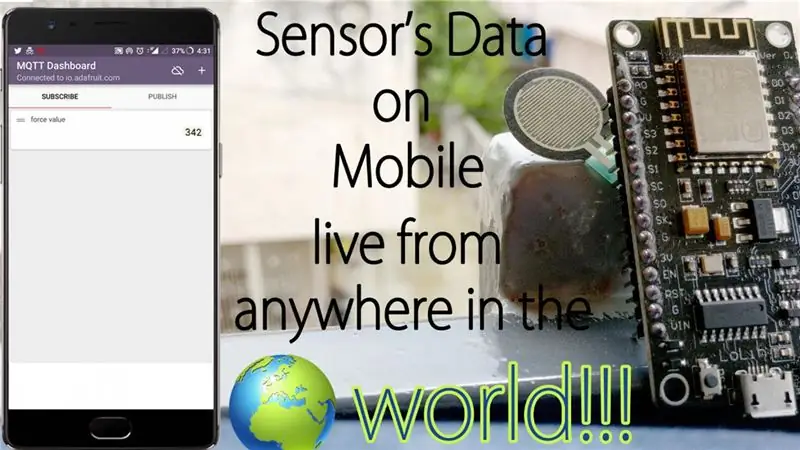 Live monitoring van de waarde van uw sensor, overal ter wereld