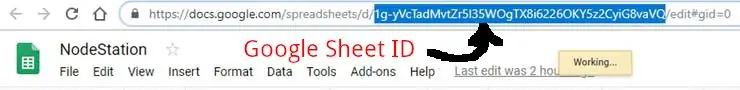 Pang-apat na Hakbang: Paghahanda ng Google Sheet at Ang Script Nito