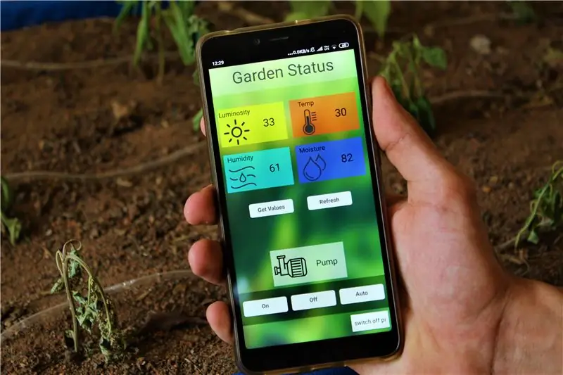 Raspberry Pi ขับเคลื่อน IOT Garden