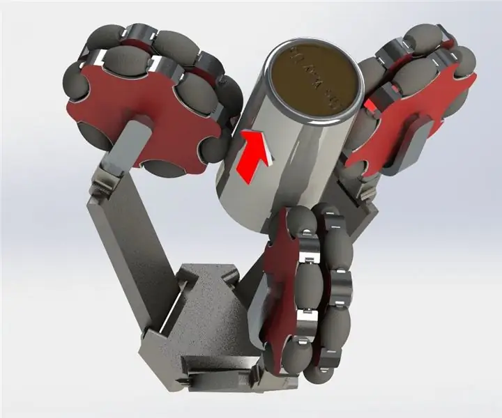 Omni Wheel Robot Gripper Mechanism (Concept): 7 Βήματα