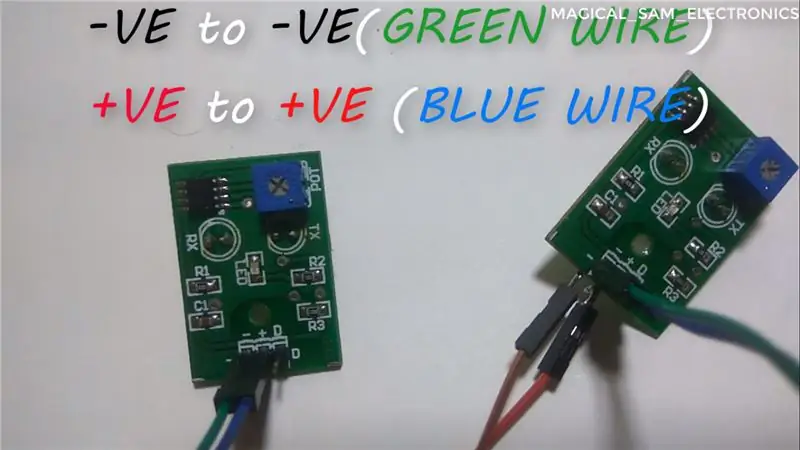 CONNECTER LES MODULES IR ENSEMBLE