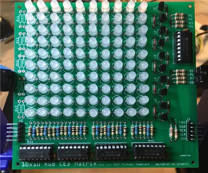 RGB LED Matrix: 5 ደረጃዎች