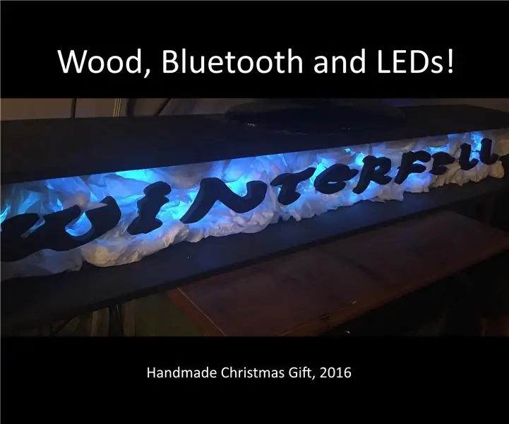 Wood, Bluetooth และ LED RGB!: 6 ขั้นตอน (พร้อมรูปภาพ)