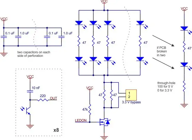 Sensor (Auge) QTR 8RC